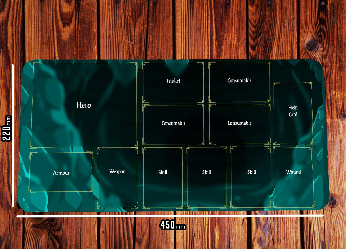 Playmat - Suitable for Descent Legends of the Dark Board Game Tabletop Gaming Gifts Accessories, RPG D&D Dice