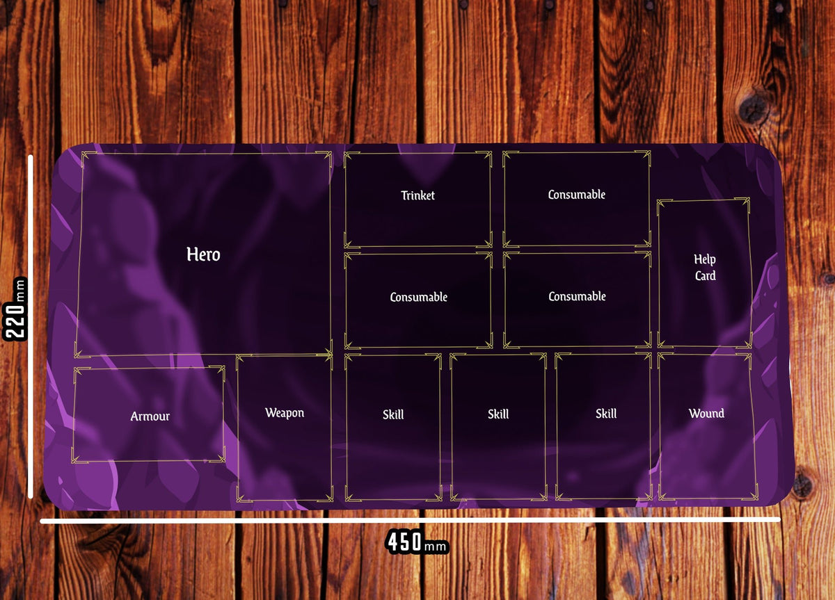 Playmat - Suitable for Descent Legends of the Dark Board Game Tabletop Gaming Gifts Accessories, RPG D&D Dice