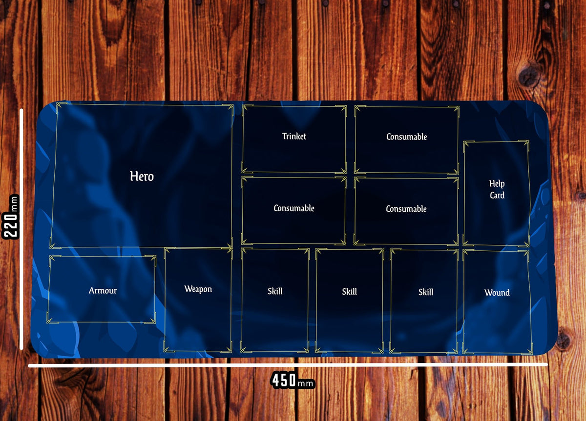 Playmat - Suitable for Descent Legends of the Dark Board Game Tabletop Gaming Gifts Accessories, RPG D&D Dice
