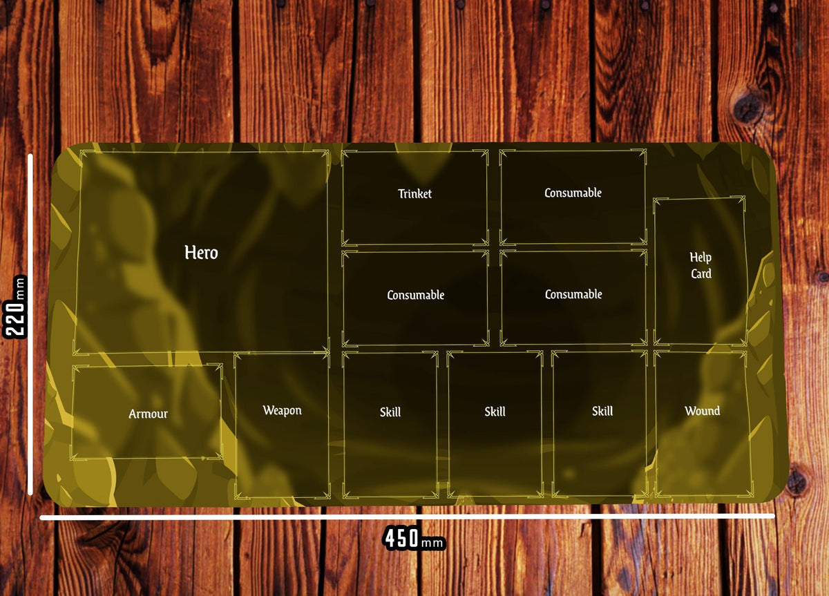 Playmat - Suitable for Descent Legends of the Dark Board Game Tabletop Gaming Gifts Accessories, RPG D&D Dice