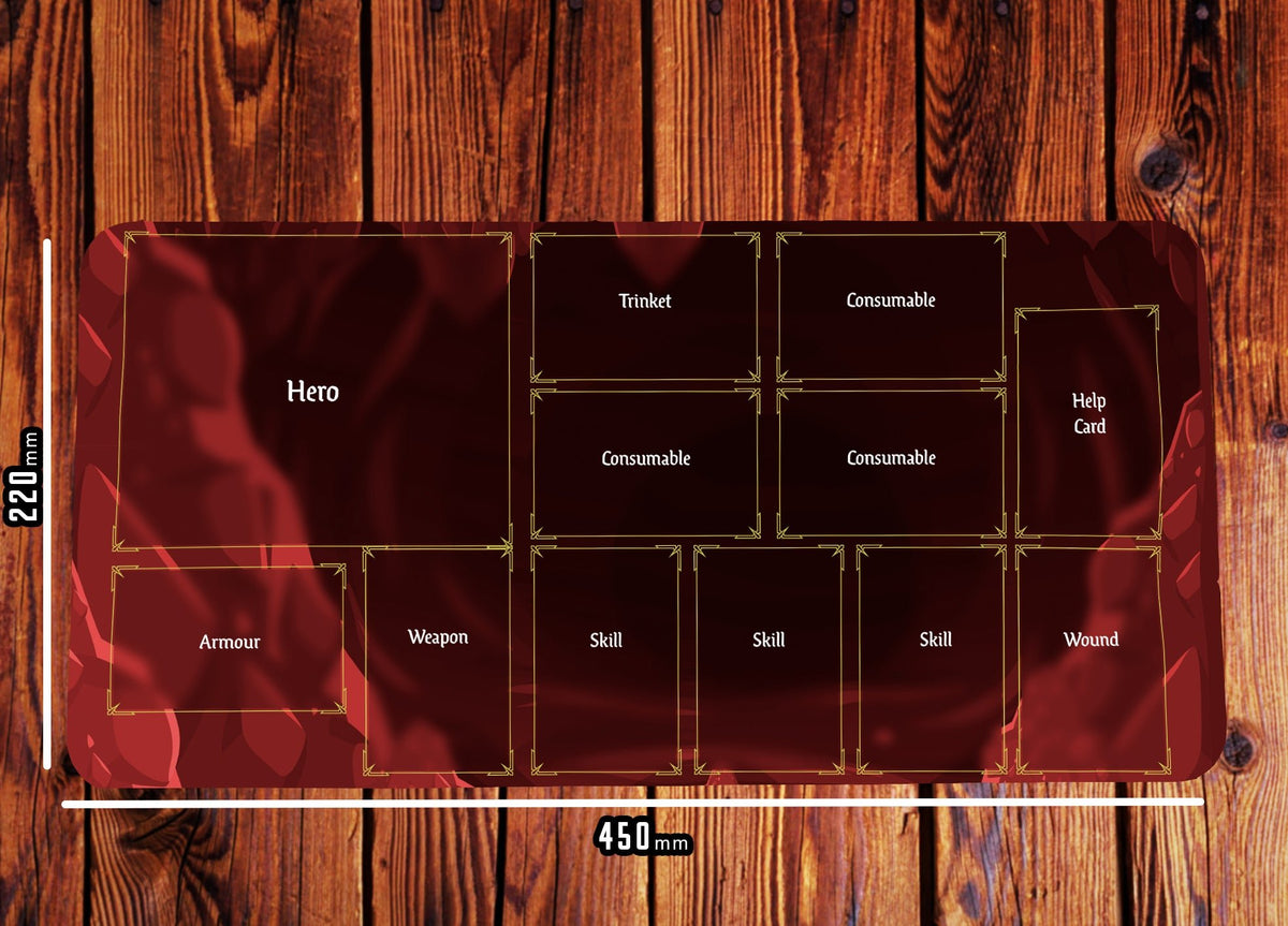 Playmat - Suitable for Descent Legends of the Dark Board Game Tabletop Gaming Gifts Accessories, RPG D&D Dice
