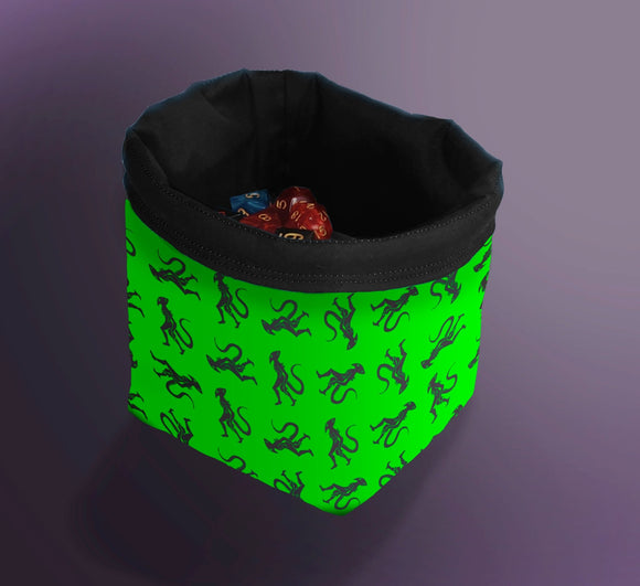 Printed Dice Bag Alien Attacks Bag BoardGameSolutions