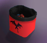 Printed Dice Bag- Angry Mothman Board Game Accessories, Tabletop Gaming Gifts, RPG Dnd Dice