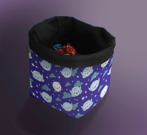 Printed Dice Bag- Baby Werewolves Board Game Accessories, Tabletop Gaming Gifts, RPG Dnd Dice
