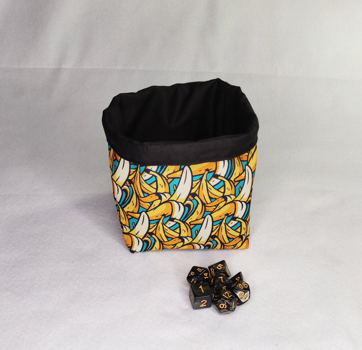 Printed Dice Bag - Banana Print Bag Board Game Tabletop Gaming Gifts Accessories, RPG D&D Dice