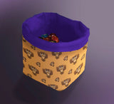 Printed Dice Bag- Brown Owls Bag Dice Bags Board Game Accessories, Tabletop Gaming Gifts, RPG Dnd Dice