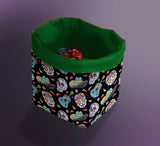 Printed Dice Bag- Cinco de Mayo Board Game Accessories, Tabletop Gaming Gifts, RPG Dnd Dice