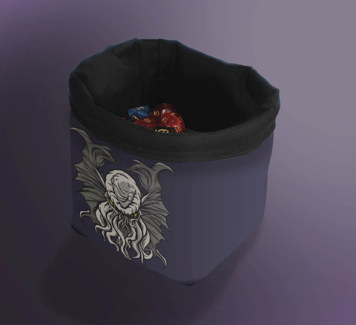 Printed Dice Bag - Cthulhu Dice Bag Board Game Tabletop Gaming Gifts Accessories, RPG D&D Dice