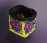 Printed Dice Bag - Cyberpunk Wolf Dice Bag Board Game Tabletop Gaming Gifts Accessories, RPG D&D Dice