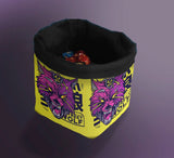 Printed Dice Bag- Cyberpunk Wolf Dice Bag Board Game Accessories, Tabletop Gaming Gifts, RPG Dnd Dice