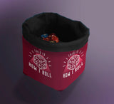 Printed Dice Bag - D20 This is How I Roll Dice Bag Board Game Tabletop Gaming Gifts Accessories, RPG D&D Dice