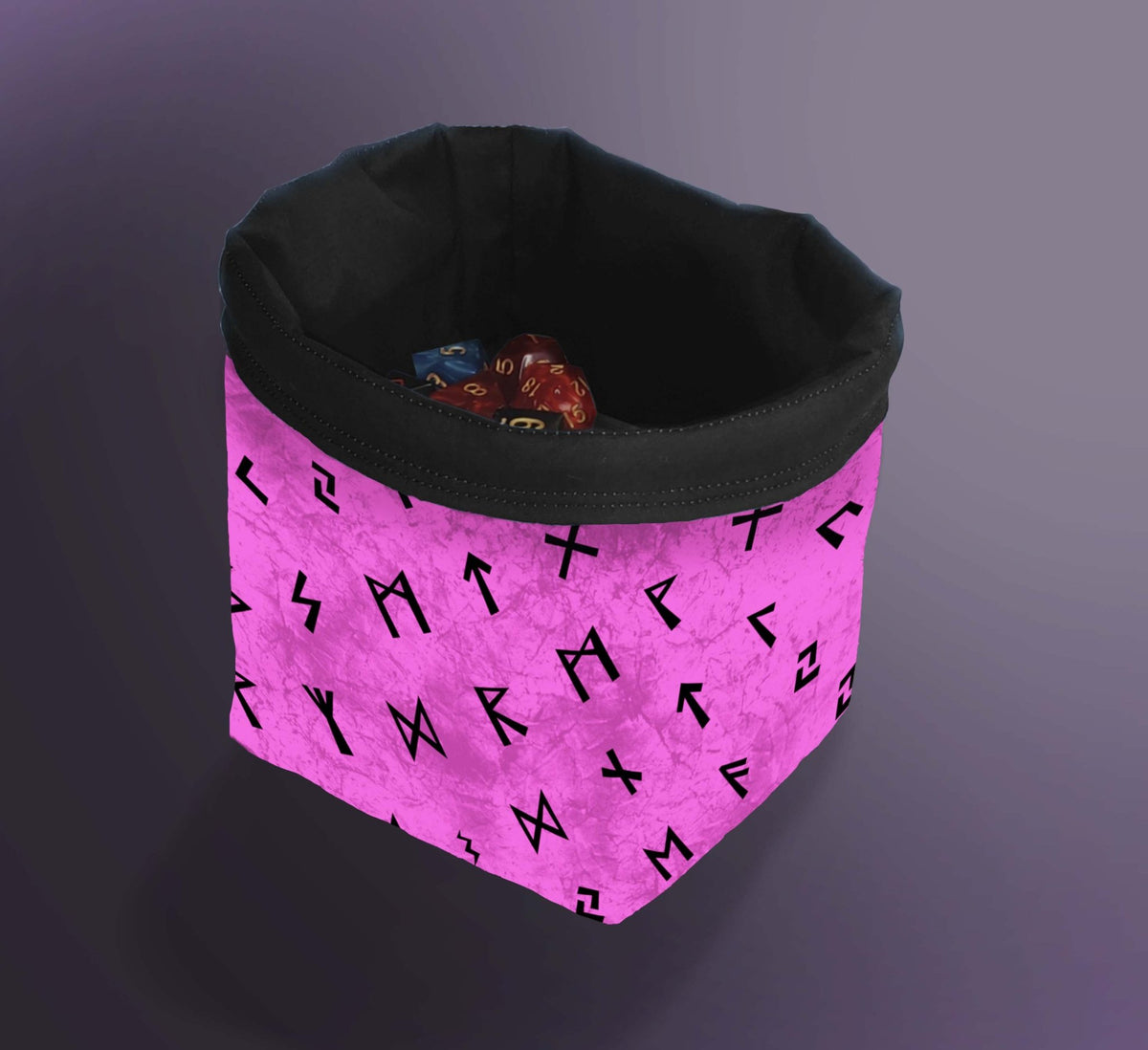 Printed Dice Bag - Dwarven Rune Dice Bag Board Game Tabletop Gaming Gifts Accessories, RPG D&D Dice
