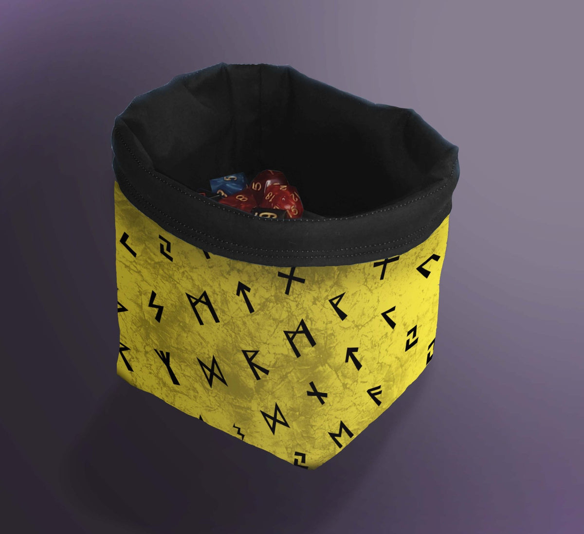 Printed Dice Bag - Dwarven Rune Dice Bag Board Game Tabletop Gaming Gifts Accessories, RPG D&D Dice