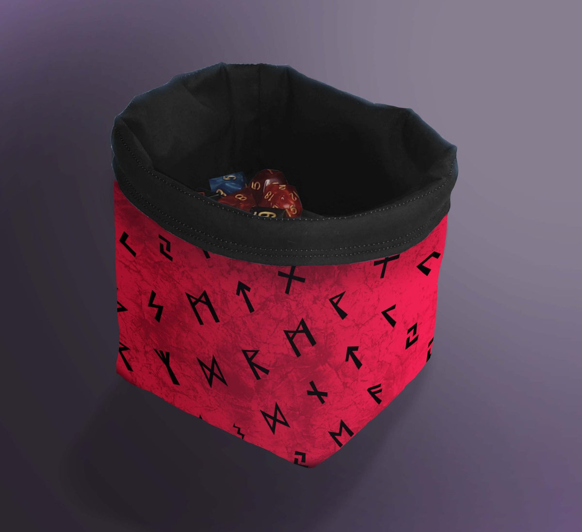 Printed Dice Bag - Dwarven Rune Dice Bag Board Game Tabletop Gaming Gifts Accessories, RPG D&D Dice