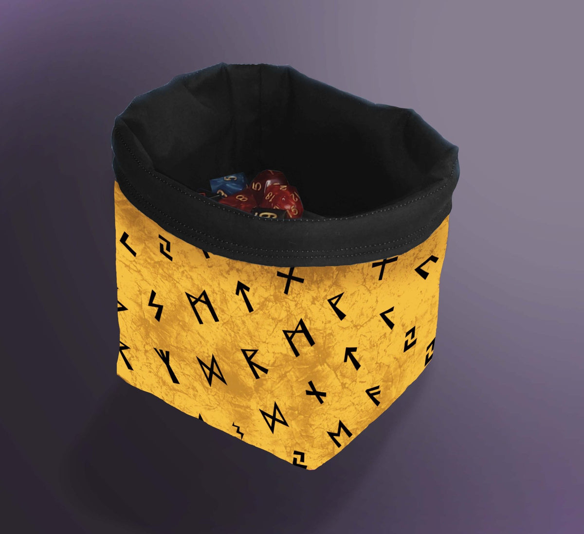 Printed Dice Bag - Dwarven Rune Dice Bag Board Game Tabletop Gaming Gifts Accessories, RPG D&D Dice