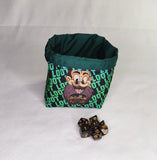 Printed Dice Bag- Lootman Board Game Accessories, Tabletop Gaming Gifts, RPG Dnd Dice
