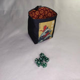 Printed Dice Bag - Lucky Dragon Bag of Holding Board Game Tabletop Gaming Gifts Accessories, RPG D&D Dice