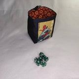 Printed Dice Bag- Lucky Dragon Bag of Holding Dice Bags Board Game Accessories, Tabletop Gaming Gifts, RPG Dnd Dice