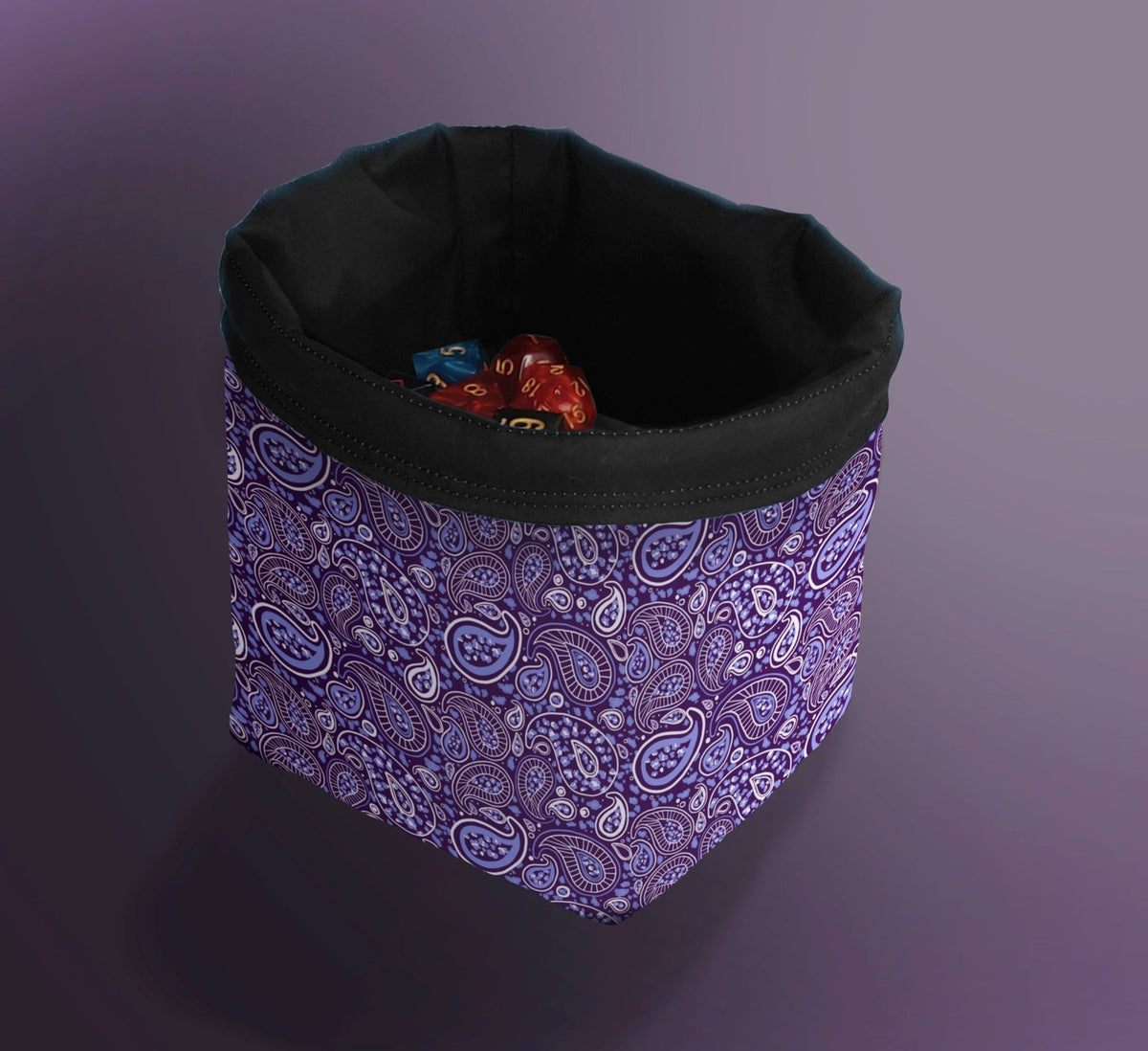 Printed Dice Bag - Paisley Print Board Game Tabletop Gaming Gifts Accessories, RPG D&D Dice