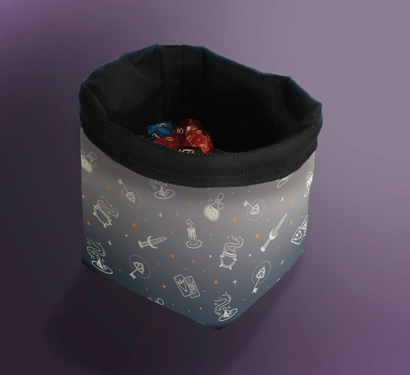 Printed Dice Bag- Potions and Pearls Board Game Accessories, Tabletop Gaming Gifts, RPG Dnd Dice