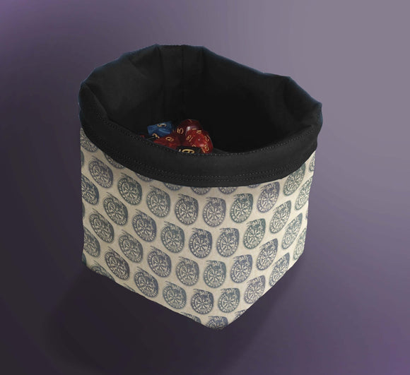 Printed Dice Bag- Send a Raven Board Game Accessories, Tabletop Gaming Gifts, RPG Dnd Dice