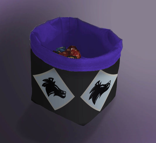 Printed Dice Bag- Space Wolves  (for Warhammer Space Wolves) Board Game Accessories, Tabletop Gaming Gifts, RPG Dnd Dice