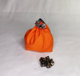 Printed Dice Bag- Spooky Ghosts Board Game Accessories, Tabletop Gaming Gifts, RPG Dnd Dice