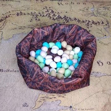 Printed Token Bag - Birdsnest Egg Bag for Wingspan Board Game Tabletop Gaming Gifts Accessories, RPG D&D Dice