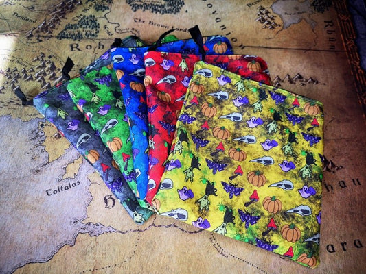 Printed Token Bag - Quacks of Quedlinburg Ingredient Draw Bag Board Game Tabletop Gaming Gifts Accessories, RPG D&D Dice