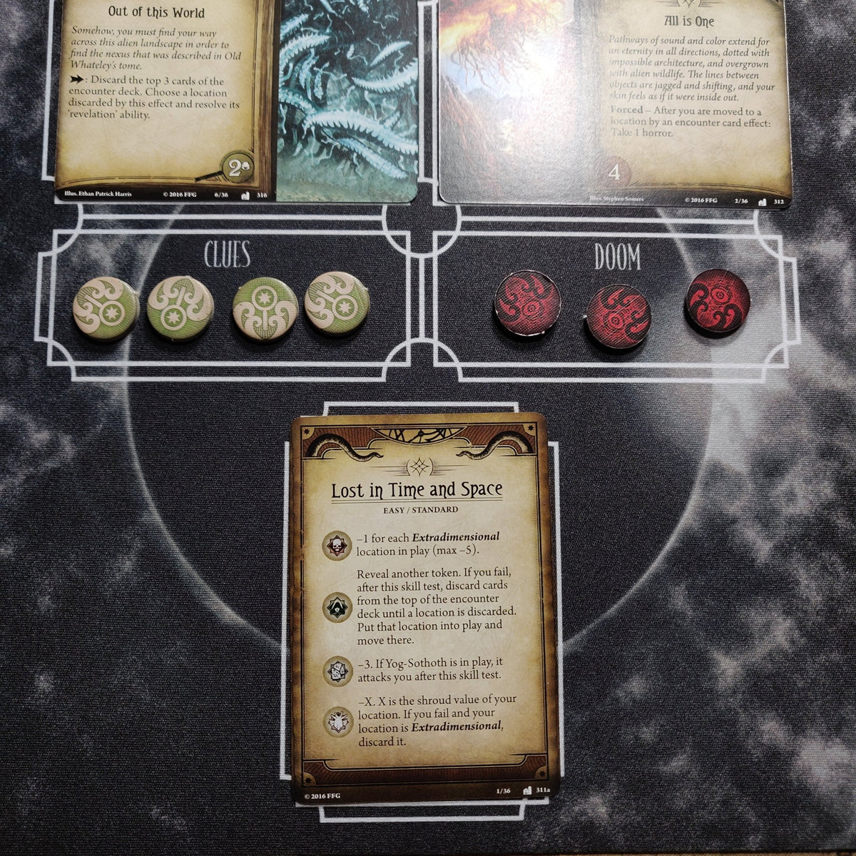 Table mat - Table Game Mat Suitable for Arkham Horror LCG Board Game Tabletop Gaming Gifts Accessories, RPG D&D Dice