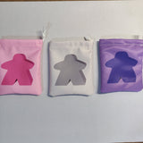 Token Bag- Single Meeple Board Game Accessories, Tabletop Gaming Gifts, RPG Dnd Dice