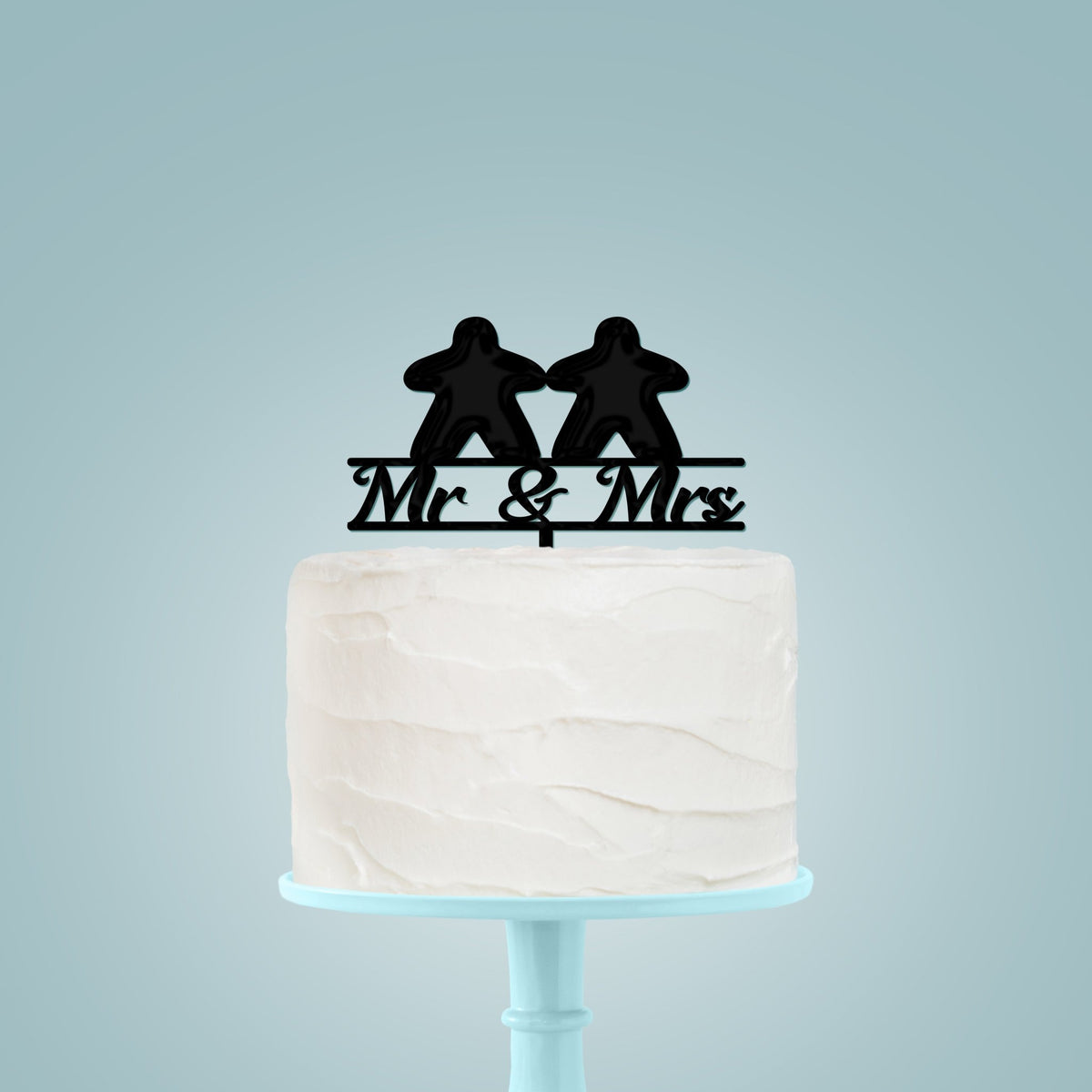 Weddings - Meeple Wedding Cake Topper Board Game Tabletop Gaming Gifts Accessories, RPG D&D Dice