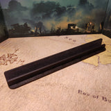 Wooden Card Rail - Black Wood Laser Cut Board Game Accessories, Tabletop Gaming Gifts, RPG Dnd Dice