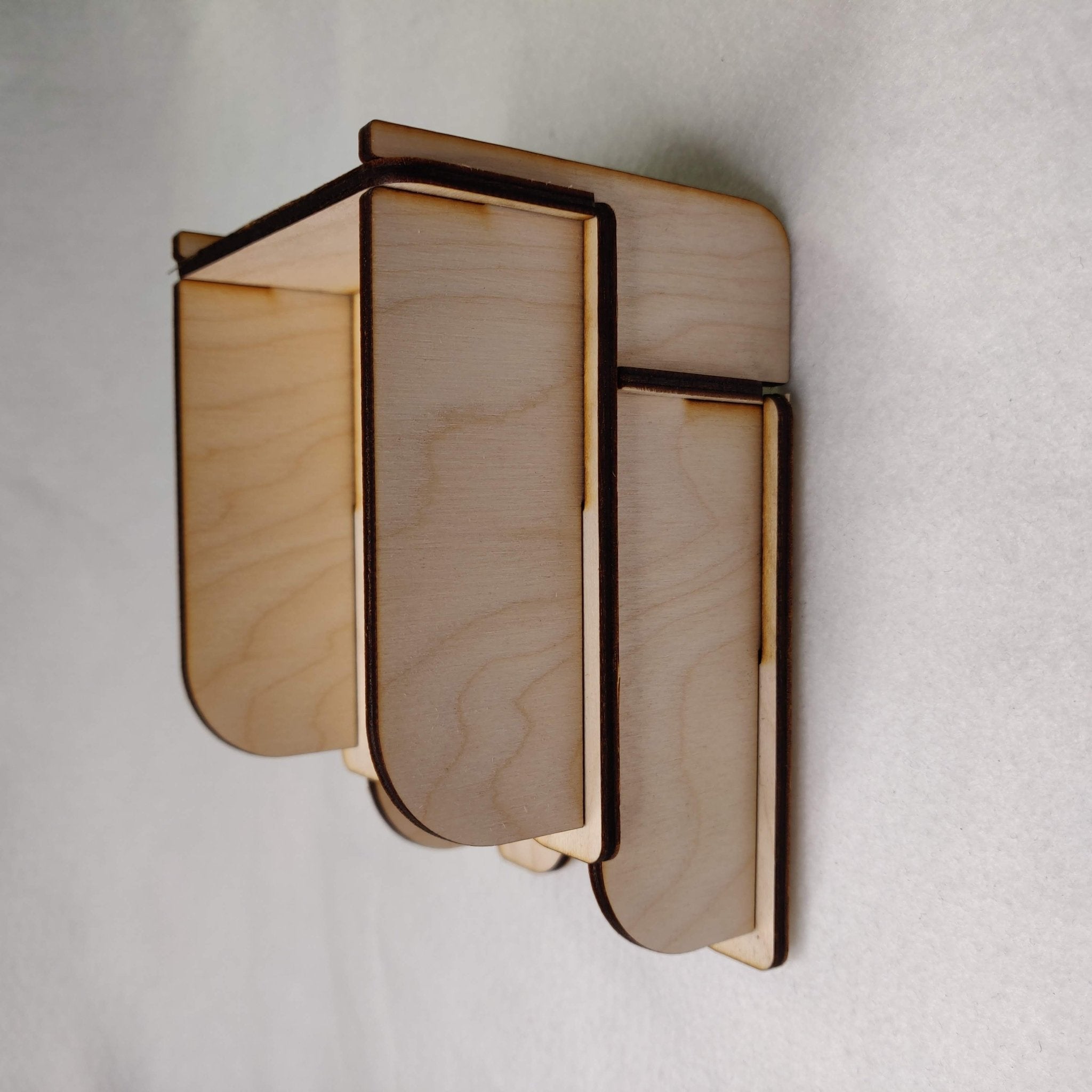 Wooden Deck Organiser- Ash Draw/Discard Box - Component Tray ...