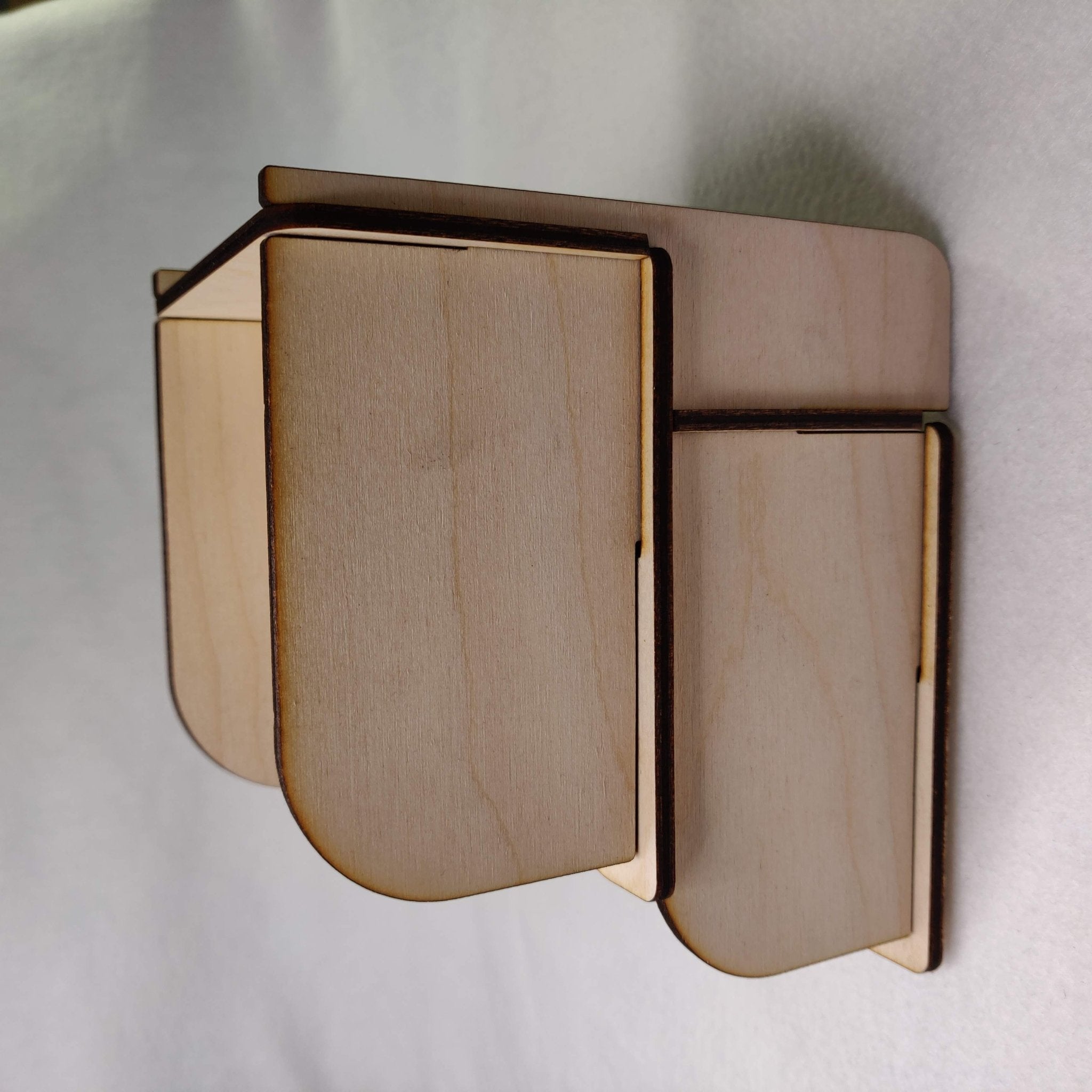 Wooden Deck Organiser- Ash Draw/Discard Box - Component Tray ...