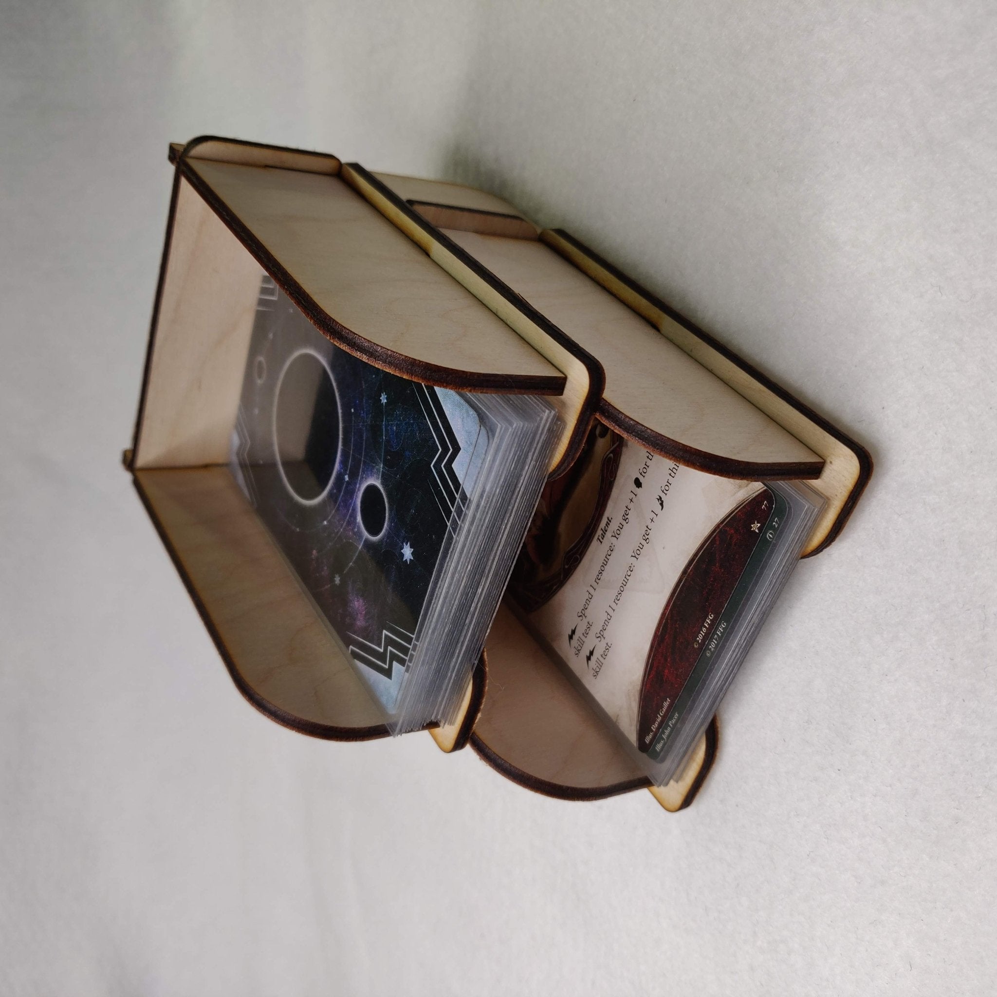 Wooden Deck Organiser- Ash Draw/Discard Box - Component Tray ...