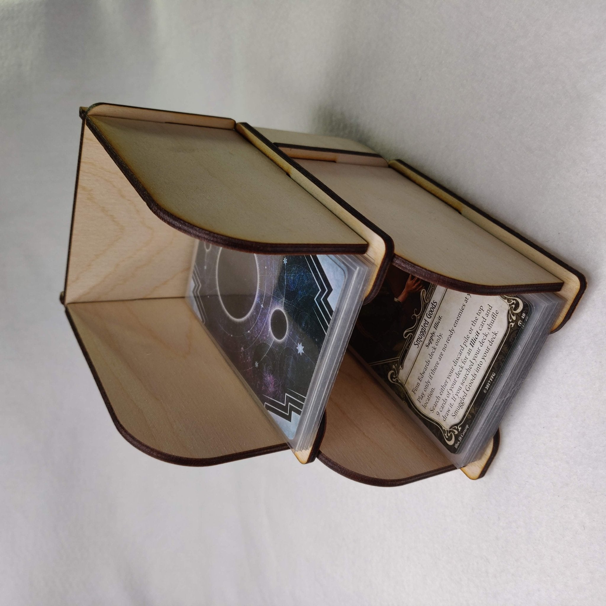 Wooden Deck Organiser- Ash Draw/Discard Box - Component Tray ...