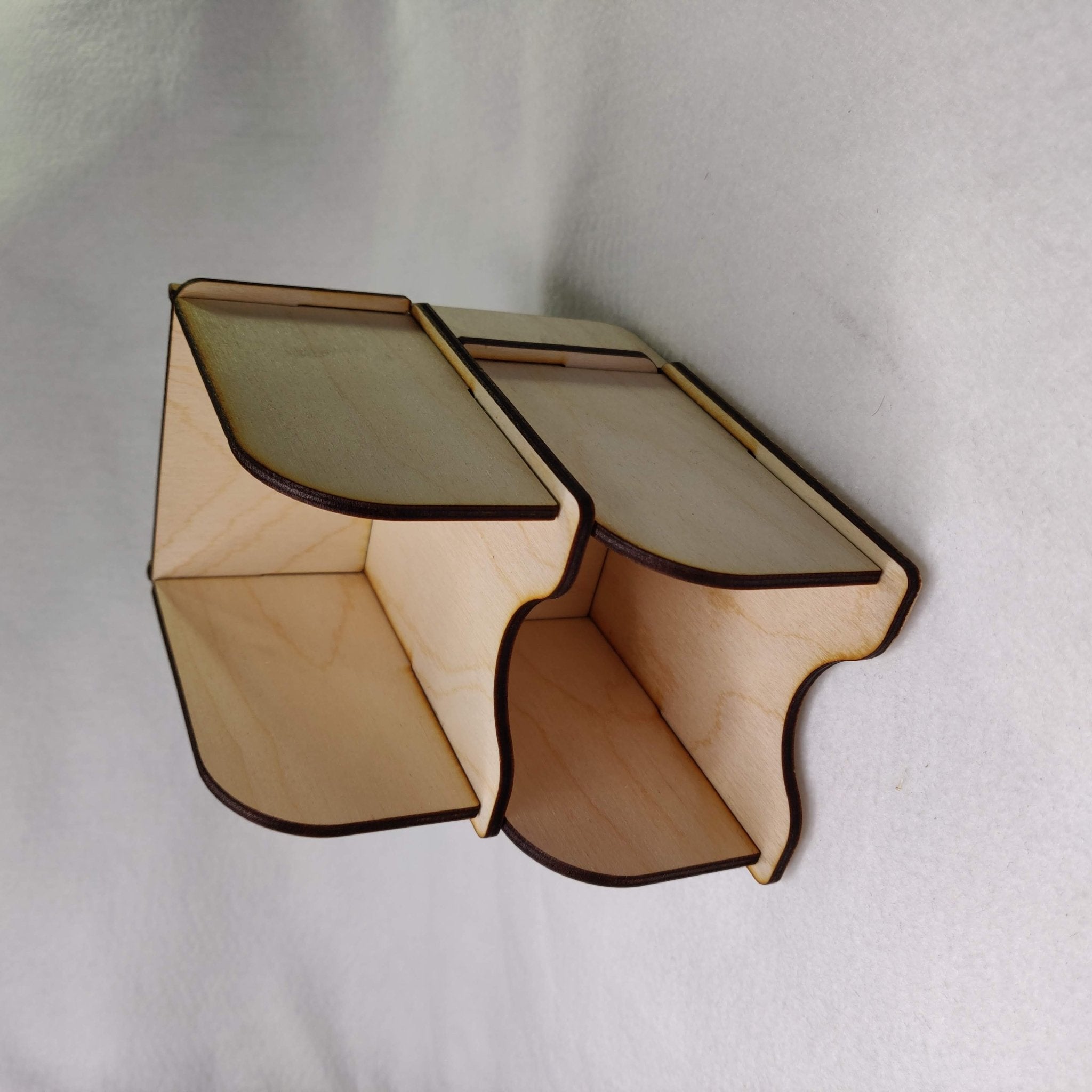 Wooden Deck Organiser- Ash Draw/Discard Box - Component Tray ...