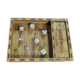 Wooden Dice Box- Dice Sword Tray and Storage Shelf Dice Boxes Board Game Accessories, Tabletop Gaming Gifts, RPG Dnd Dice